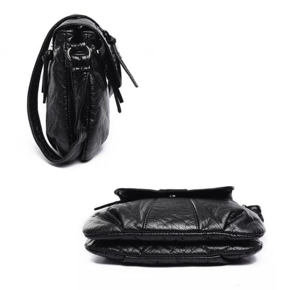 Leather Handbag - Perla