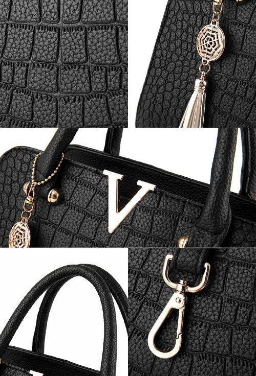 Genuine Leather Handbag - Veneza