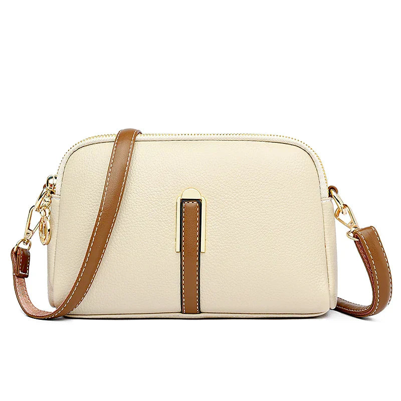 Leather Crossbody Handbag - Zadie