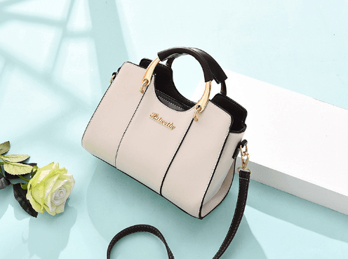 Luxurious Genuine Leather Crossbody Women's Handbag - Atena