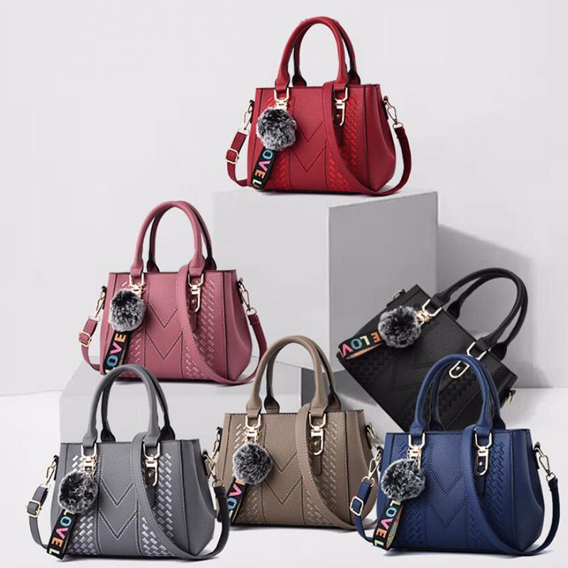 Genuine Leather Handbag - Quitine