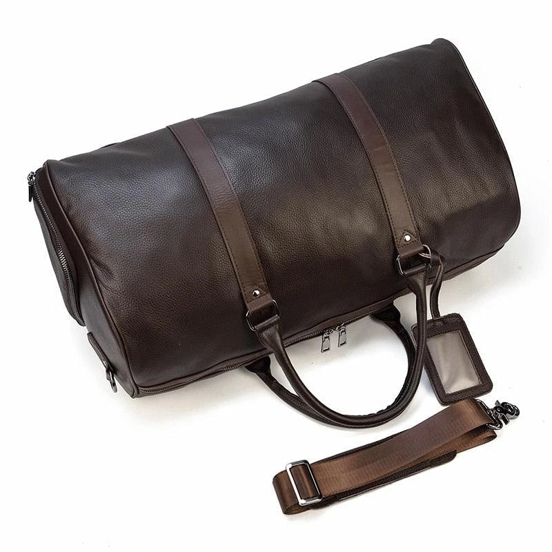 Genuine Leather Travel Bag - Wilma