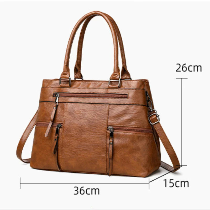 Handbag in Genuine Leather - Verse