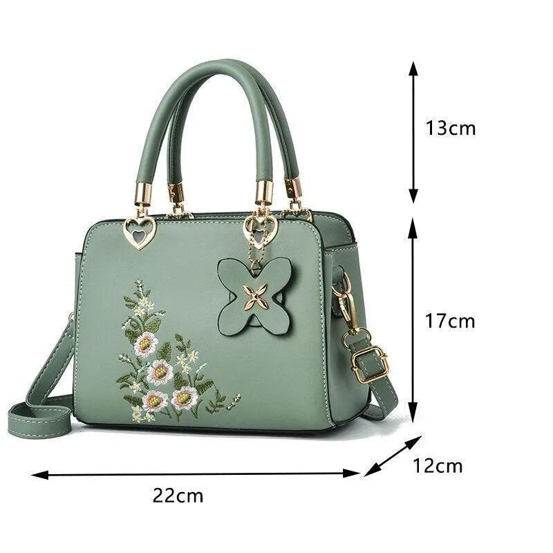 Leather Handbag - Floraris