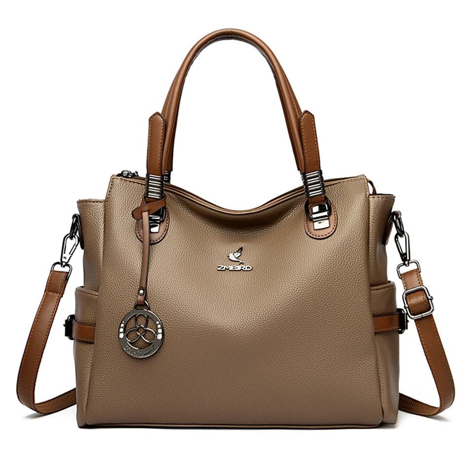Genuine Leather Handbag - Helena