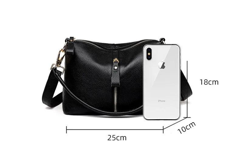 Genuine Leather Handbag - Tatiana