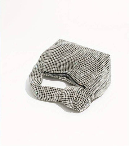 Fabiana Glitter Baguette Bag