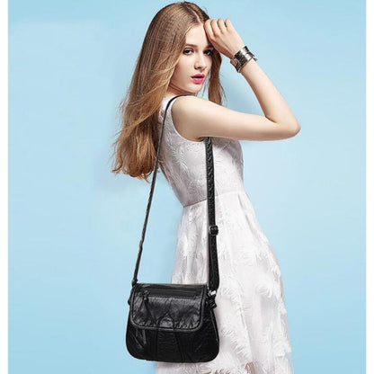 Leather Handbag - Perla