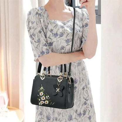 Leather Handbag - Floraris