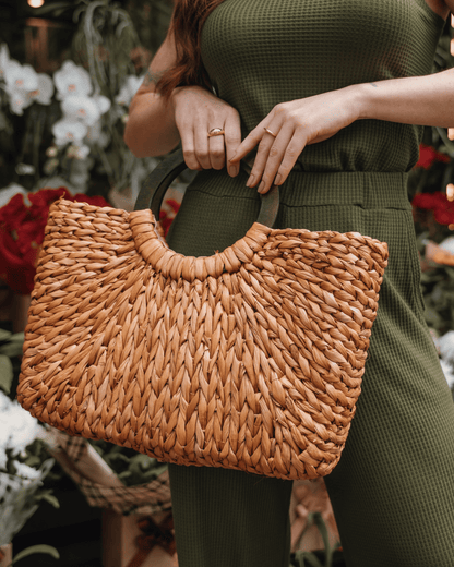 Sabrina Straw Handbag