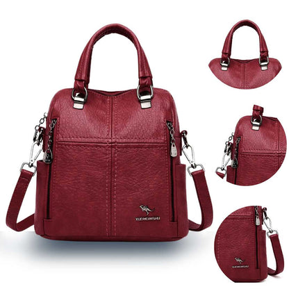 Leather Backpack Handbag Vivette