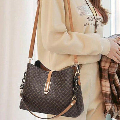 Leather Handbag - Yalena