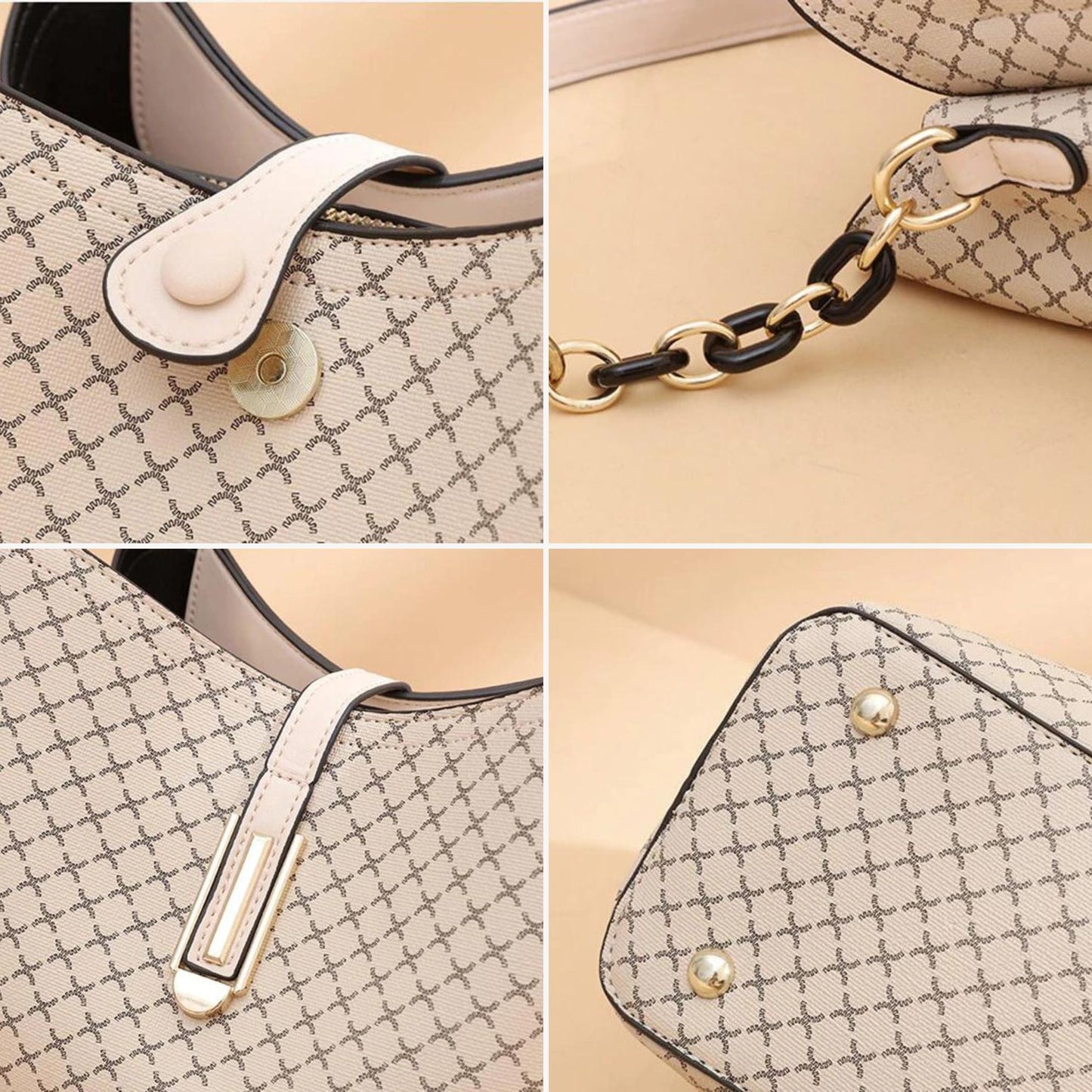 Leather Handbag - Yalena