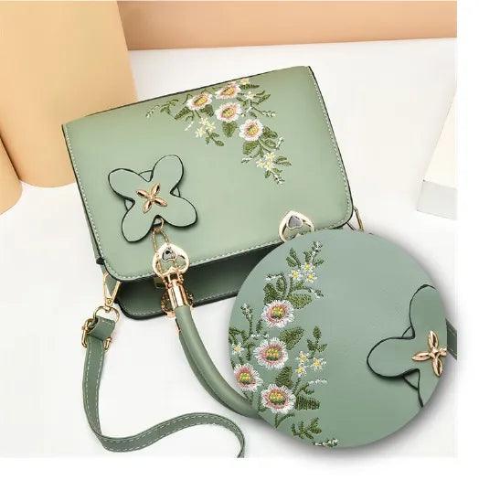 Leather Handbag - Floraris