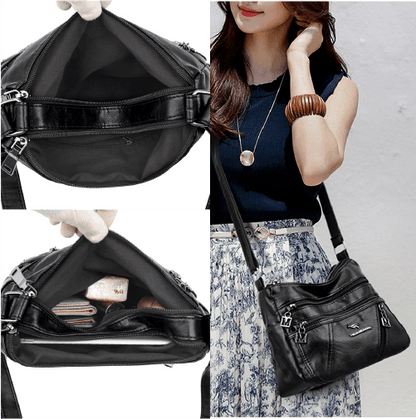 Genuine Leather Handbag - Maria