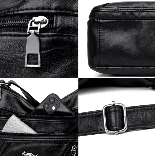 Genuine Leather Handbag - Maria
