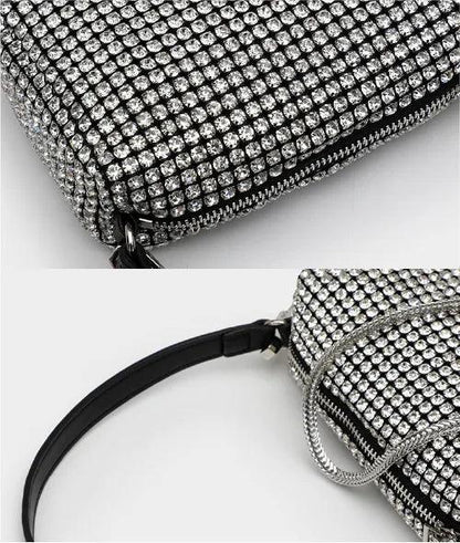 Studded Compact Handbag - Luxury