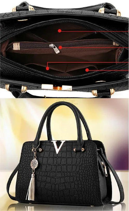 Genuine Leather Handbag - Veneza