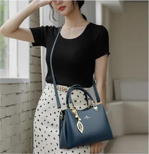 Genuine Leather Handbag - Luxily