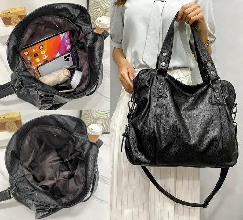 Genuine Leather Handbag - Diane