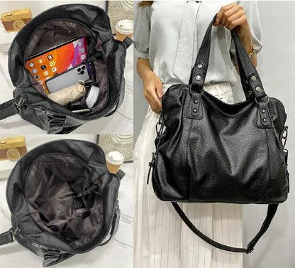 Genuine Leather Handbag - Diane