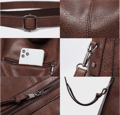 Genuine Leather Handbag - Pietra