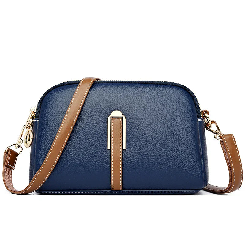 Leather Crossbody Handbag - Zadie