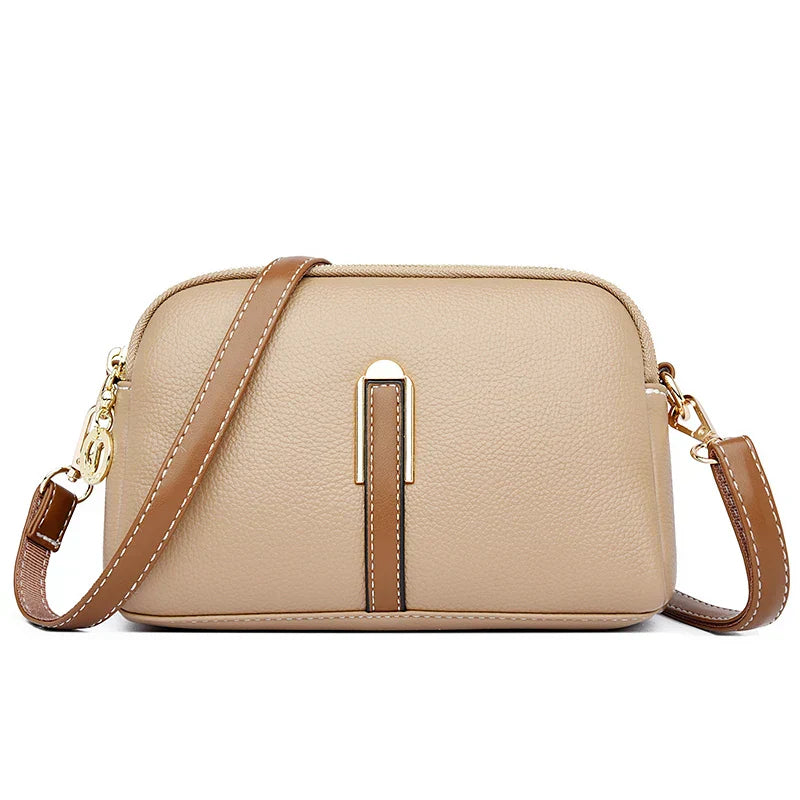 Leather Crossbody Handbag - Zadie