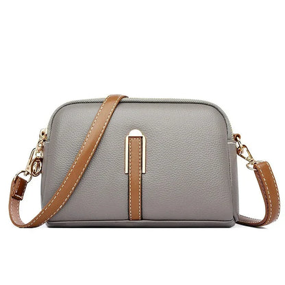 Leather Crossbody Handbag - Zadie