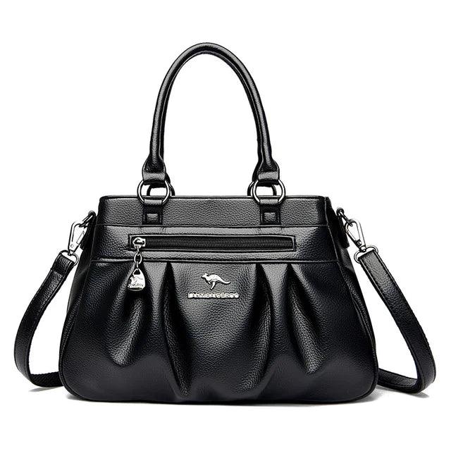 Genuine Leather Handbag - Roma