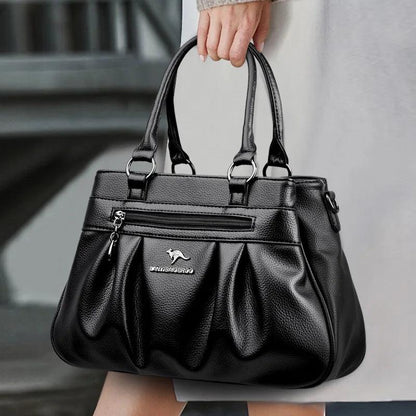 Genuine Leather Handbag - Roma