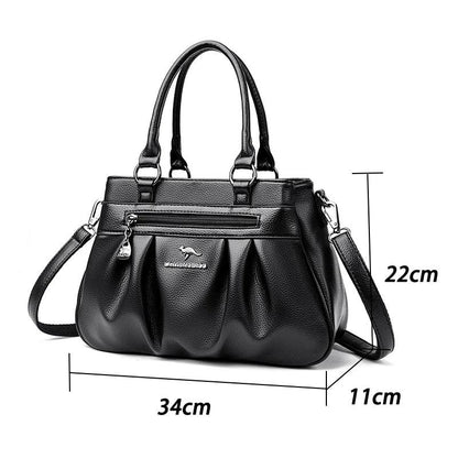 Genuine Leather Handbag - Roma