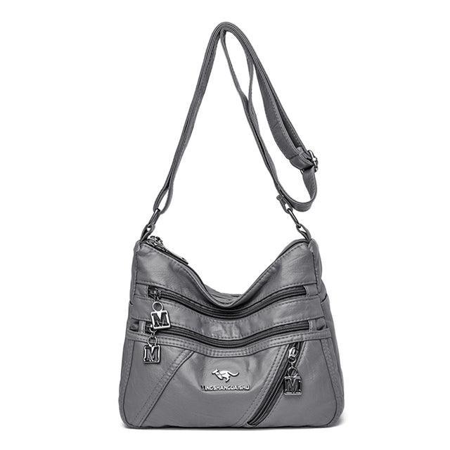 Genuine Leather Handbag - Maria
