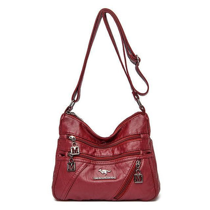 Genuine Leather Handbag - Maria