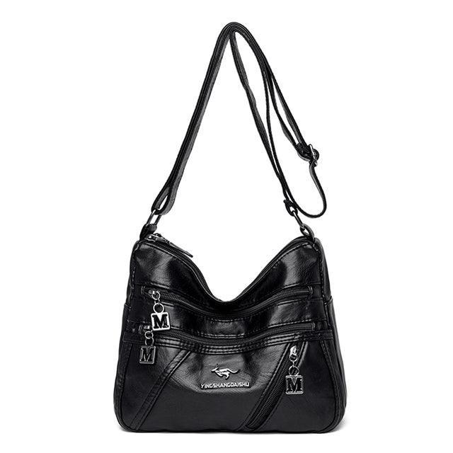 Genuine Leather Handbag - Maria