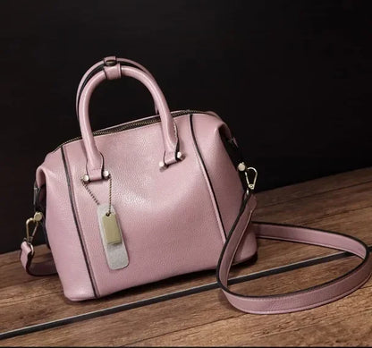 Genuine Leather Handbag - Undine