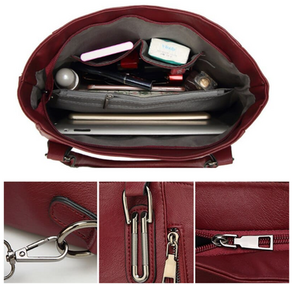 Large Leather Handbag Salomé
