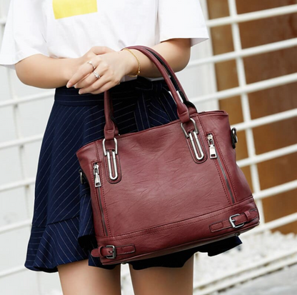 Large Leather Handbag Salomé