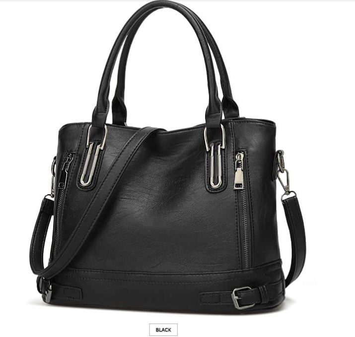 Large Leather Handbag Salomé