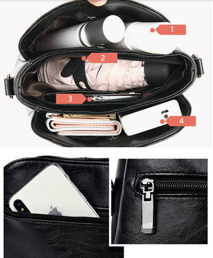 Small Leather Handbag - Kaila