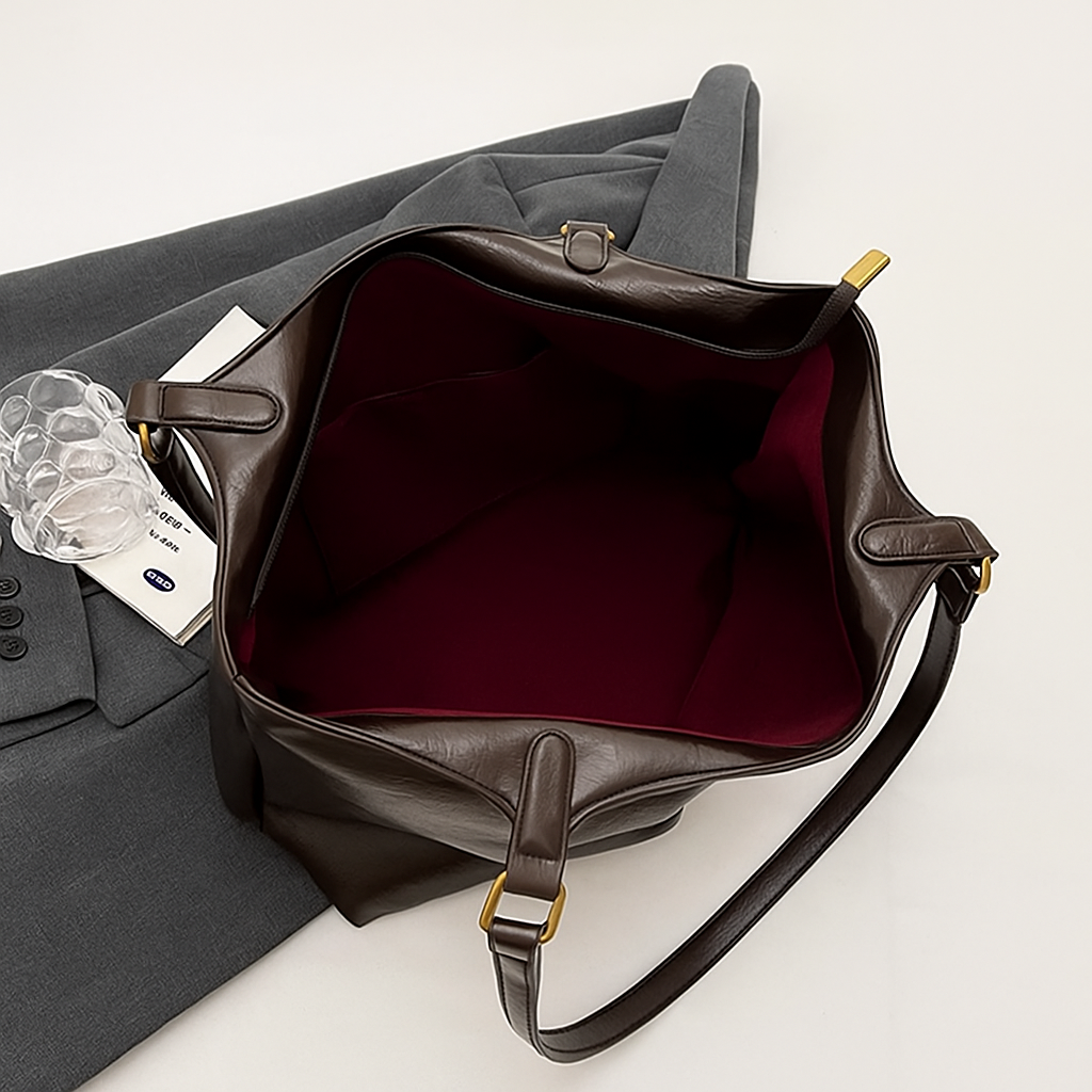 Genuine Leather Handbag - Bless