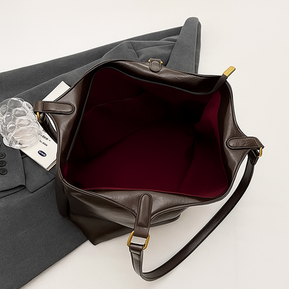 Genuine Leather Handbag - Bless