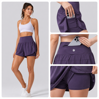 Nova High Waisted Pocket 2-in-1 Shorts