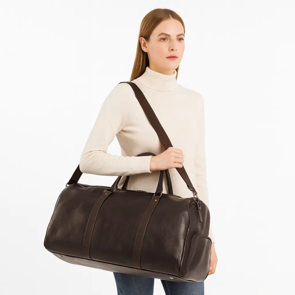 Genuine Leather Travel Bag - Wilma