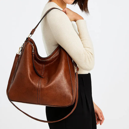 Genuine Leather Handbag - Mila