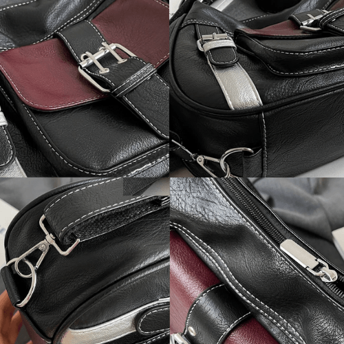 2-in-1 Genuine Leather Handbag - Sofia