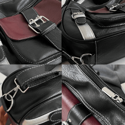 2-in-1 Genuine Leather Handbag - Sofia