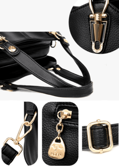 Genuine Leather Handbag - Uiva