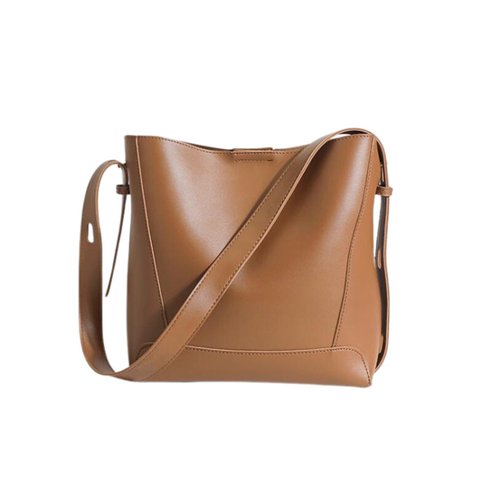 Genuine Leather Crossbody Handbag - Avery