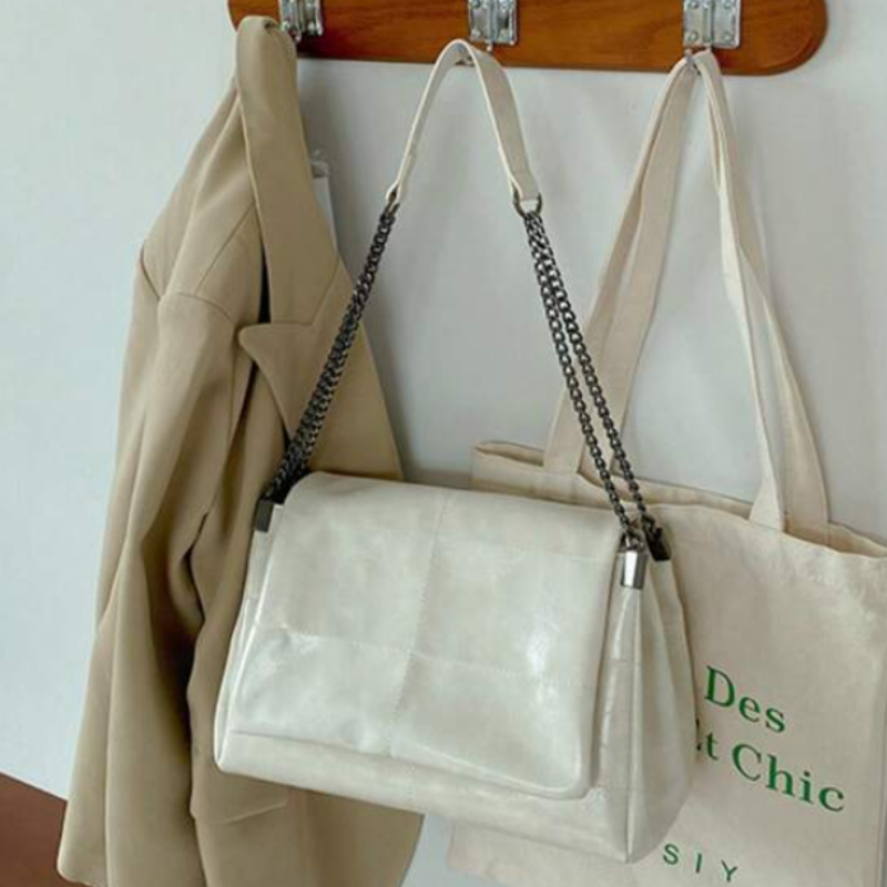 Genuine Leather Handbag - Elaia
